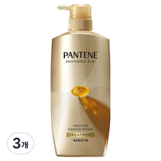 팬틴 프레스티지 데미지 리페어 트리트먼트, 3개, 750ml