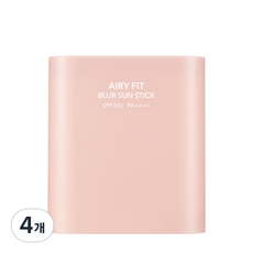 셀퓨전씨 에어리 핏 블러 썬 스틱 SPF50+ PA++++, 4개, 20g