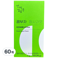 안먹은걸로 청사과맛 콤부차, 6g, 15개입, 4개