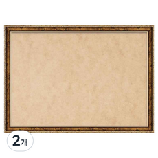 108피스 직소 퍼즐 전용 액자 18 x 25 cm, 클래식 슬림 앤틱 골드, 2개