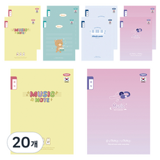 PENPIA 800 1-6音樂 國小筆記本, 20個, 隨機出貨