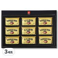 Dodram Dodram火腿黃金 9入禮盒+購物袋, 200g, 3套