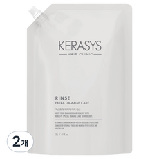 케라시스 엑스트라 데미지 케어 린스 리필, 2L, 2개