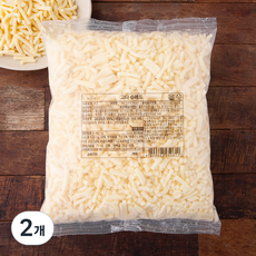 쁘띠구르망 고다 슈레드 치즈, 1kg, 1개입, 2개