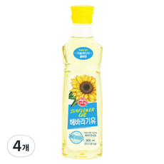 OTTOGI 不倒翁 葵花油, 900ml, 4個
