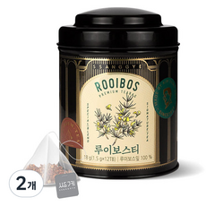 쌍계명차 티 마스터 캔 루이보스티, 1.5g, 12개입, 2개