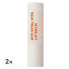 Taga Ato Vital 維他命護唇膏, 無香, 2個, 3.5g