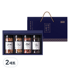 감성시장 명작의 품격 1호 견과 4종 세트 740g, 2세트