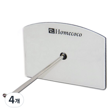 홈코코 모던클래식 심플 일자형 휴지걸이, 화이트, 4개