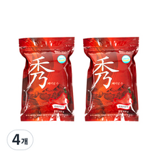 卓越 韓國產 中等粗細 新產辣椒粉, 500g, 4個