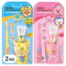 KM Pharmaceutical Pororo + Loopy 潔牙組, 2套