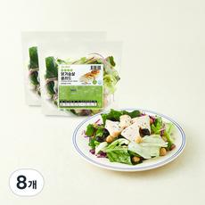 슬림픽 실속토핑 닭가슴살 샐러드, 150g, 8개