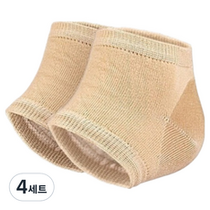 네추럴픽 쫀득패드 실리콘 발뒤꿈치 보호 패드 스킨톤 2p, 4세트