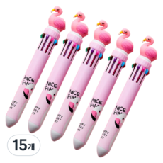 Petit Yang 火鶴10色原子筆, 15個, 類型4