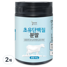 불로약초 초유 단백질 분말, 2개, 80g
