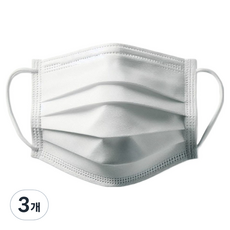 하하마스크 일회용 성인용 대형, 30개입, 3개, 흰색