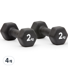 아디다스 육각 덤벨, 2kg, 4개