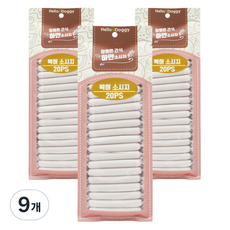 헬로도기 참좋은간식 강아지 하얀소시지 20p, 북어, 180g, 9개