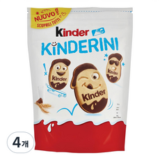 kinder 健達 健達利尼可可牛奶風味餅乾, 4個, 250g