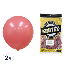 Party Club 레트로 풍선 15cm 100p, 핑크, 2개