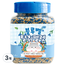 기화 탈취펠렛 블루벨 탈취베딩, 250g, 3개