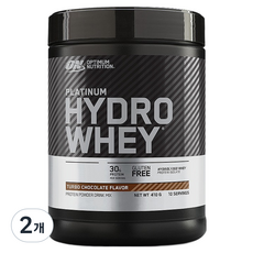 옵티멈뉴트리션 플래티넘 하이드로웨이 프로틴 파우더 초콜릿맛 10회분, 410g, 2개
