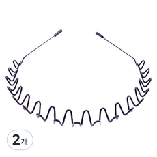 B2WIN Fubo 高級洗臉髮帶 5, 2個, 單一顏色