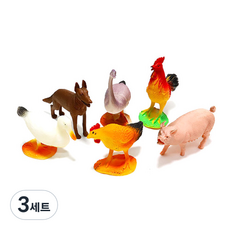 Kes.B Nature Green Safari 農場動物公仔, 3套