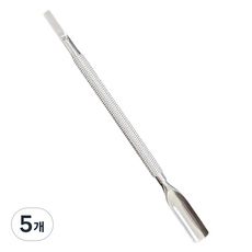 알브로 네일 라운드 일자 푸셔 대, 5개, 실버