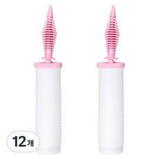 보로시노 전문가용 손펌프, 화이트핑크, 12개