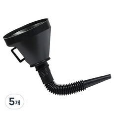 타이드코 오일 깔때기, 블랙, 5개