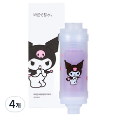 Bareun Soo 三麗鷗角色 維他命蓮蓬頭濾心, 酷洛米 黑櫻桃, 4個