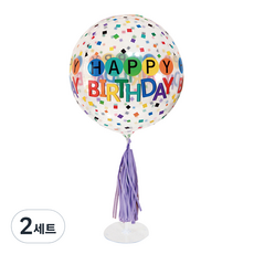 MII MII SELECT 生日派對氣球立架流蘇組 隨機出貨, 快樂拉炮, 2套