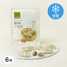 ORGA 얇은피 고기만두 (냉동), 480g, 6개