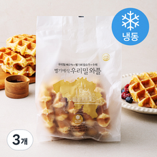벨기에식 우리밀 와플 (냉동), 75g, 5개입, 3개