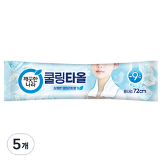 깨끗한나라 페퍼민트 쿨링타올, 29g, 5개