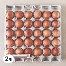 자연애찬 자연애란 갈색소란 1080g, 30구, 2개