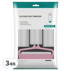 로이라이프 의류 먼지 제거기 롤 4p + 커버 세트, 3세트