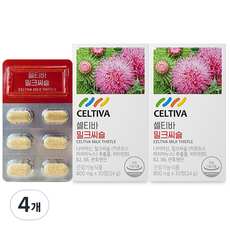 셀티바 밀크씨슬 24g, 4개, 30정