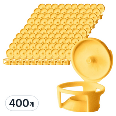 원터치캡 주황색, 1.3g, 400개