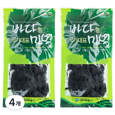 완도건강해 완도산 건미역, 100g, 4개