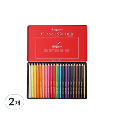 다루미 전문가용 유성 색연필, 36색, 2개