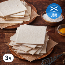 곰곰 사각 패스츄리 생지 (냉동), 55g, 20개입, 3개