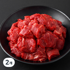자유방목 호주산 목초 앞다리 국거리용 (냉장), 2개, 250g