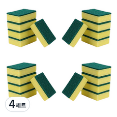OON 기본 양면 수세미, 20개, 4세트