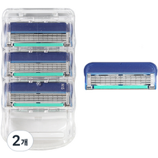 Onbiu Gillette 兼容高級特寫 5 層刀片融合手冊, 2個, 4入