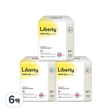 Liberty ORGANATURE Organature韓國產夜用褲型衛生棉, M(85~95cm), 4片, 6個