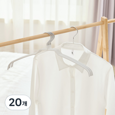 살림의기술 스타일 슬림 옷걸이 우먼, 화이트, 20개