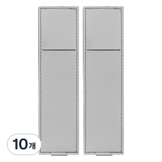 미소로운 다이어리 볼펜 홀더 L 18 x 4.5 x 0.5 cm, 그레이, 10개