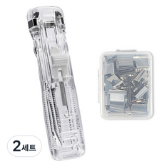 City 透明推夾器 + 補充夾 50入, 2套